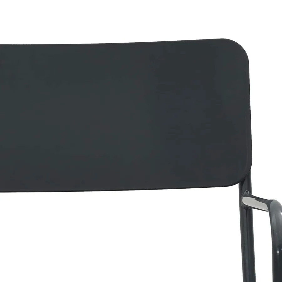 Chaises de jardin 2 pcs Anthracite 51 x 55 x 81 cm Acier - 8