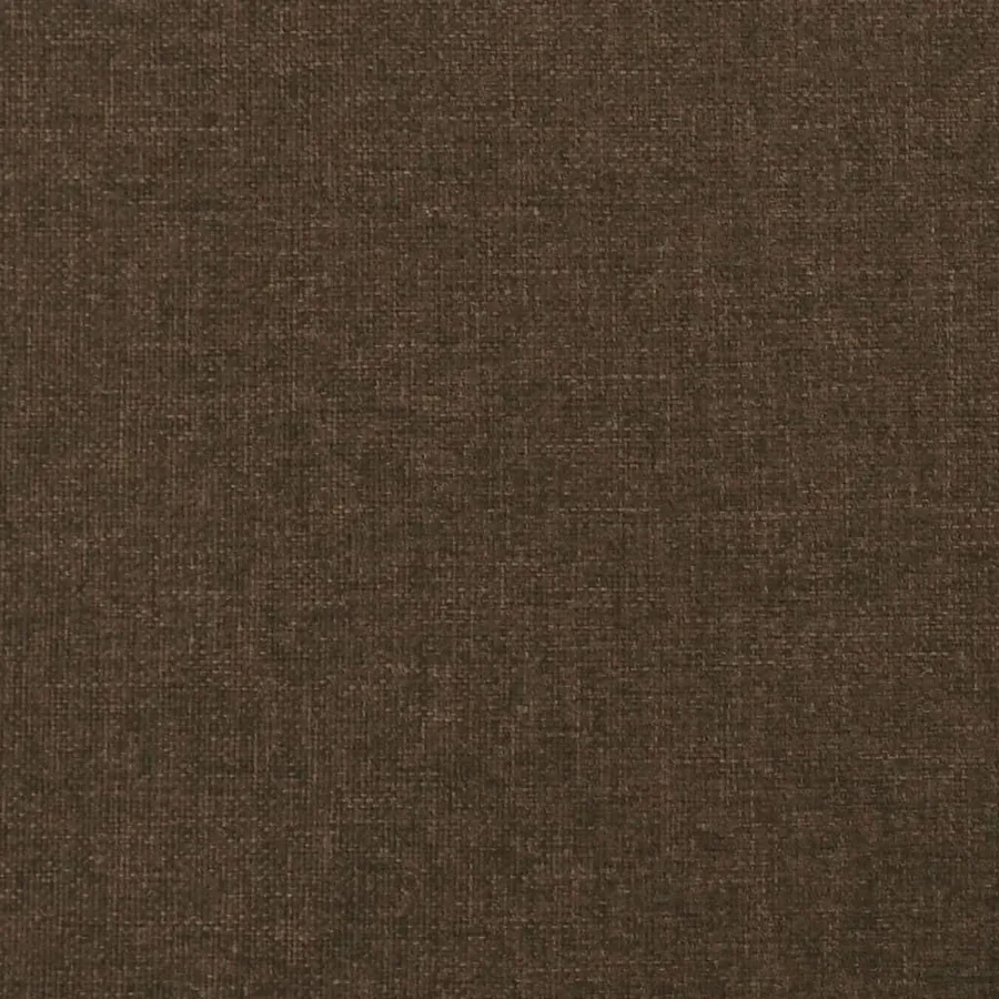 Tête de lit avec oreilles Marron foncé 203x23x78/88 cm Tissu - 8