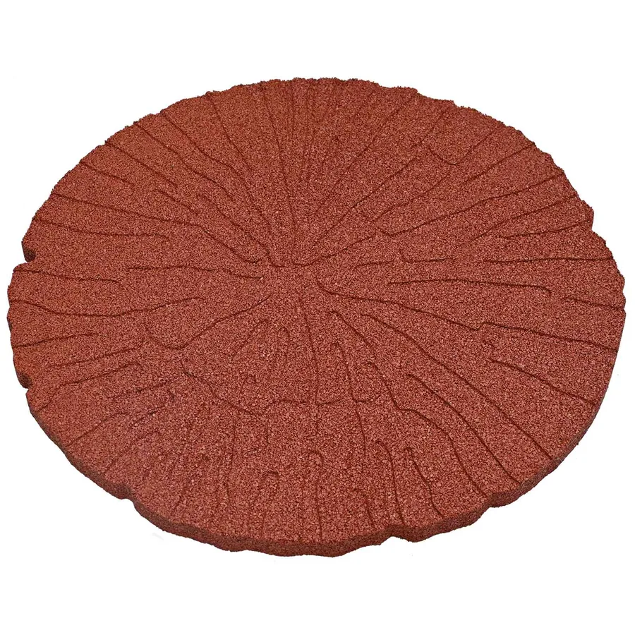 Pierre de marchage 6 pcs Rouge Ø 45 x 1,8 cm Caoutchouc - 4