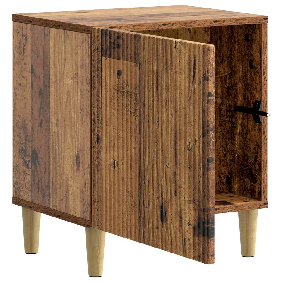 Cabinet de chevet Bois ancien 43 x 34,5 x 50 cm - 4