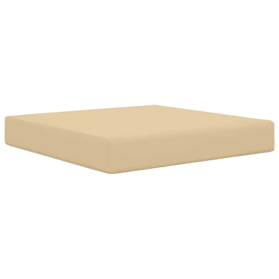 Coussin de canapé d'extérieur Beige 60 x 60 x 8 cm Polyester - 5