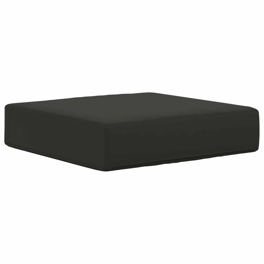 Coussin de Siège d'Extérieur Noir 40 x 40 x 8 cm - 5