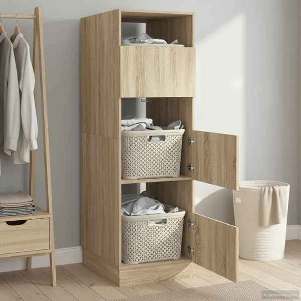 Armoire à Laver Sonoma 50 x 68 x 162 cm Bois d'ingénierie