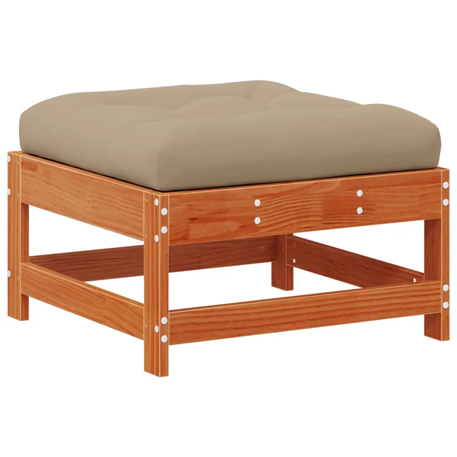 Unité de canapé sectionnel Brun cire 190 x 62 x 70,5 cm - 6