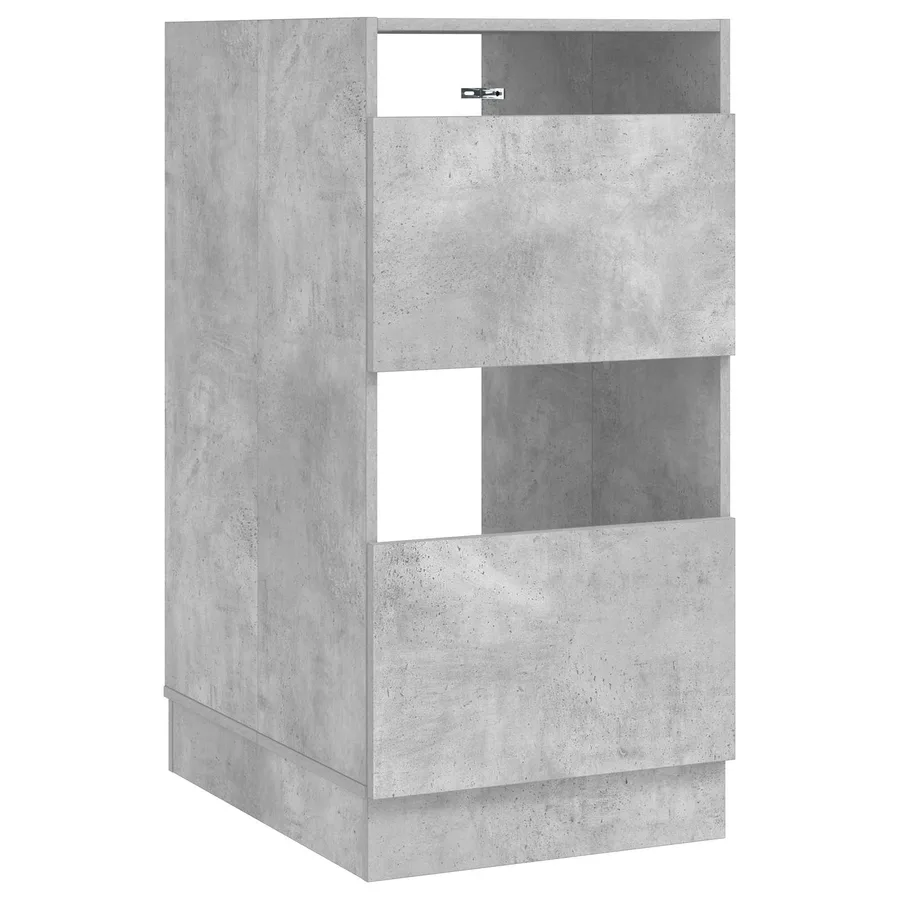 Ensemble de meubles de rangement pour la buanderie 2 pc Béton - 6