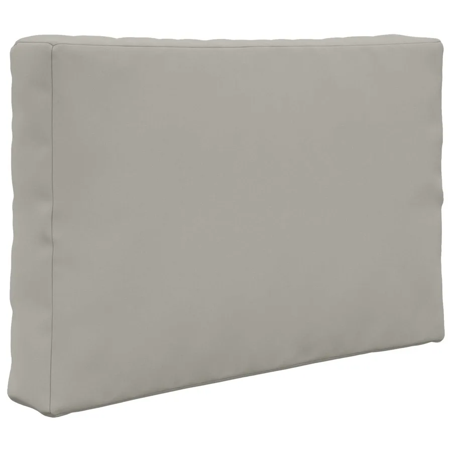 Coussin de canapé d'extérieur 2 pcs Gris Polyester - 5