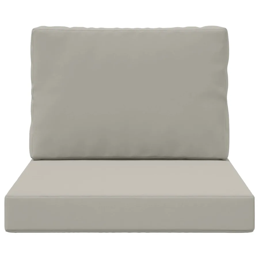 Coussin de canapé d'extérieur 2 pcs Gris Polyester - 6