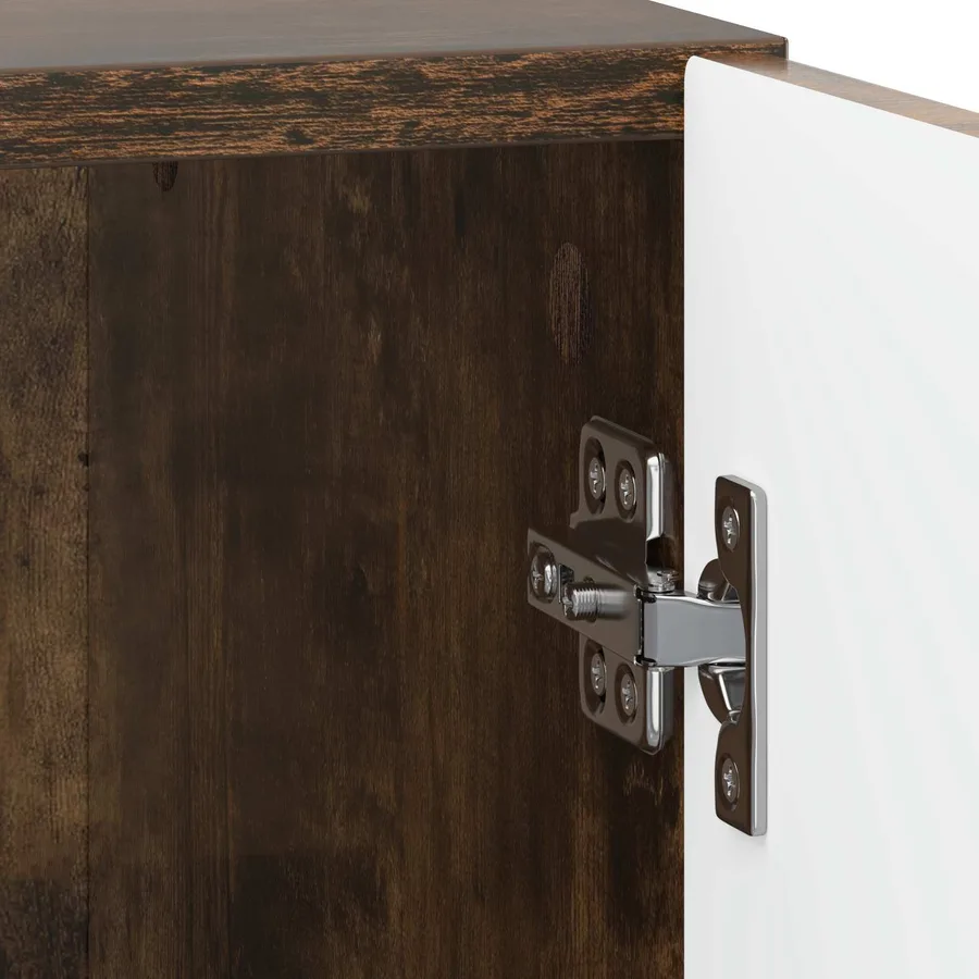 Cabinet de chevet 2 pcs Chêne fumé 43 x 34,5 x 50 cm - 11