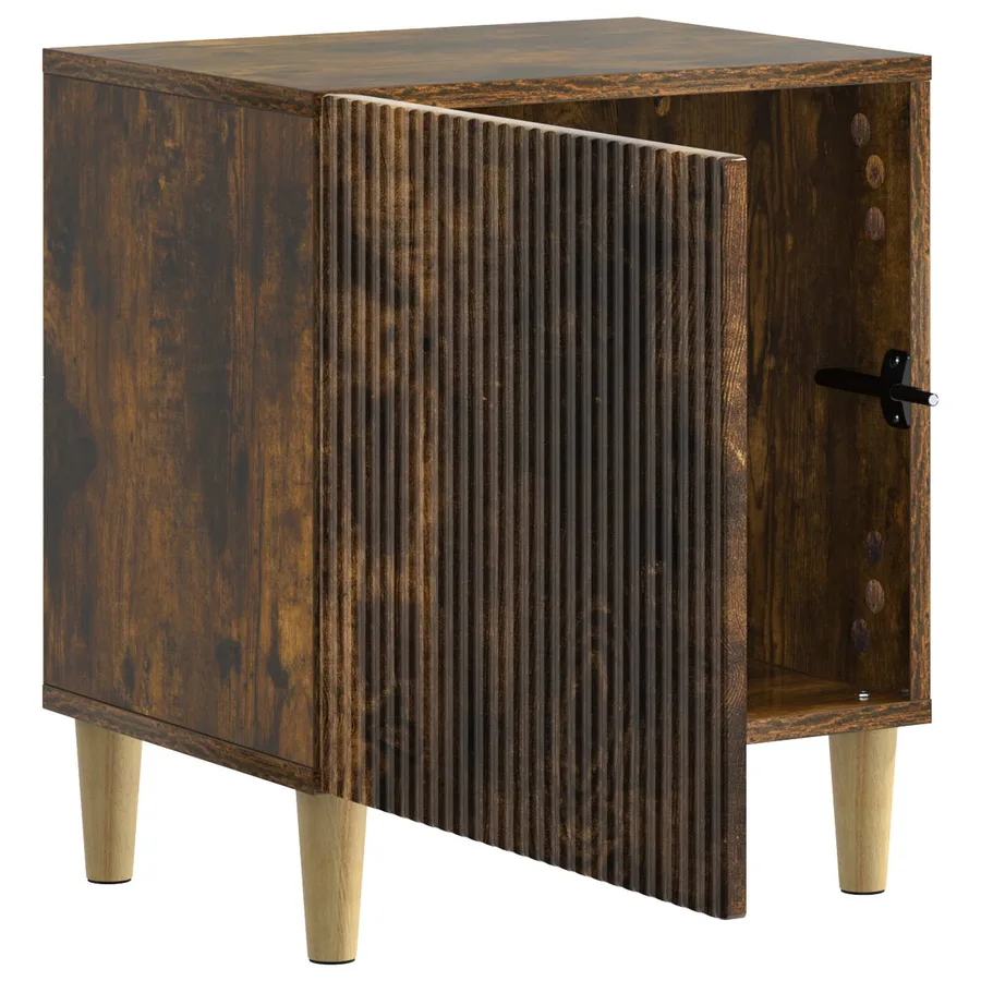 Cabinet de chevet 2 pcs Chêne fumé 43 x 34,5 x 50 cm - 6