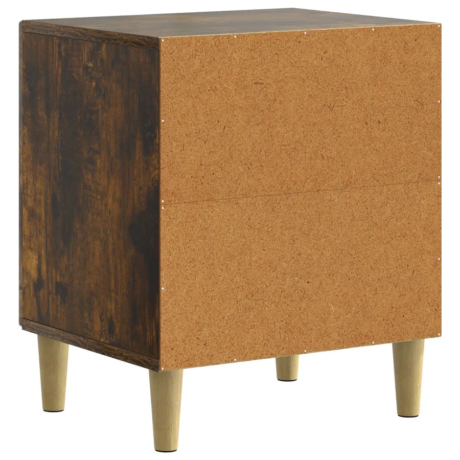 Cabinet de chevet 2 pcs Chêne fumé 43 x 34,5 x 50 cm - 9