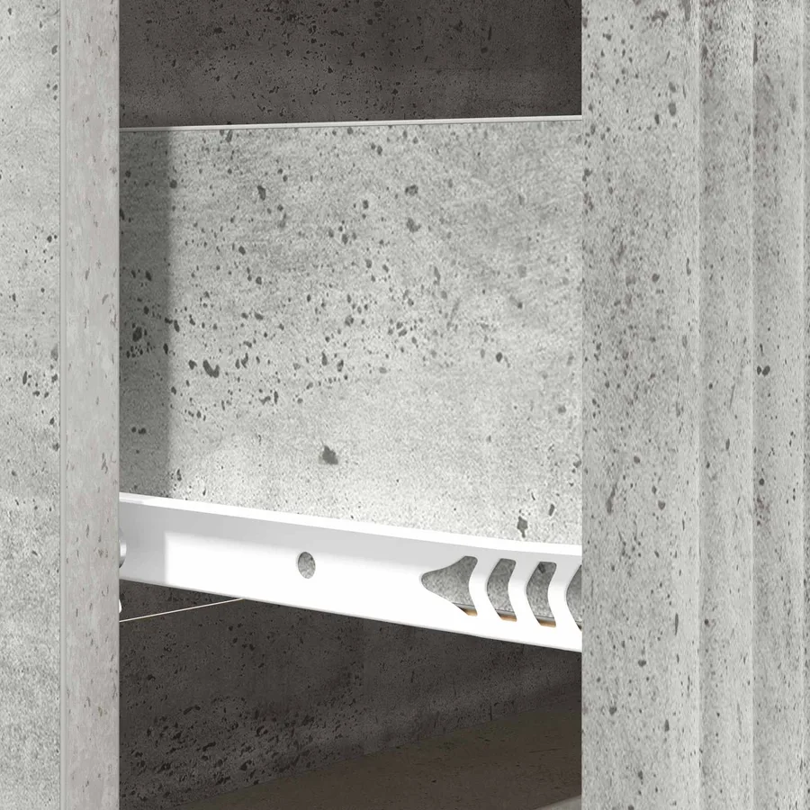 Armoire à tiroirs Gris béton 66 x 34,5 x 89,5 cm - 10