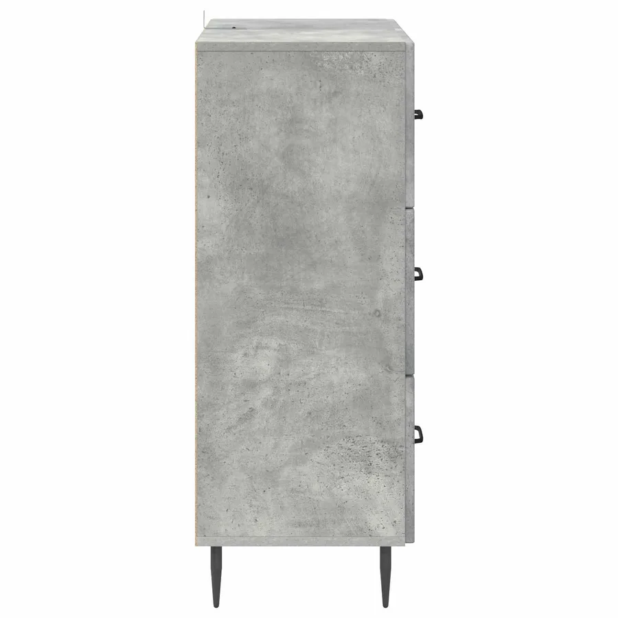 Armoire à tiroirs Gris béton 66 x 34,5 x 89,5 cm - 7