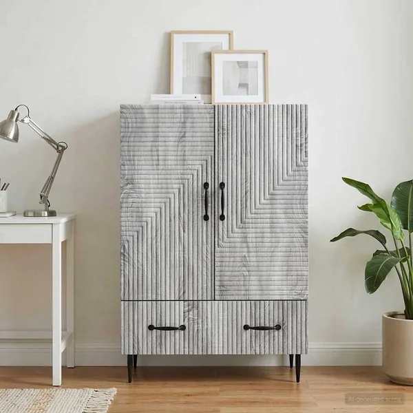 Buffet Sonoma gris 66 x 34,5 x 95 cm Bois d'ingénierie