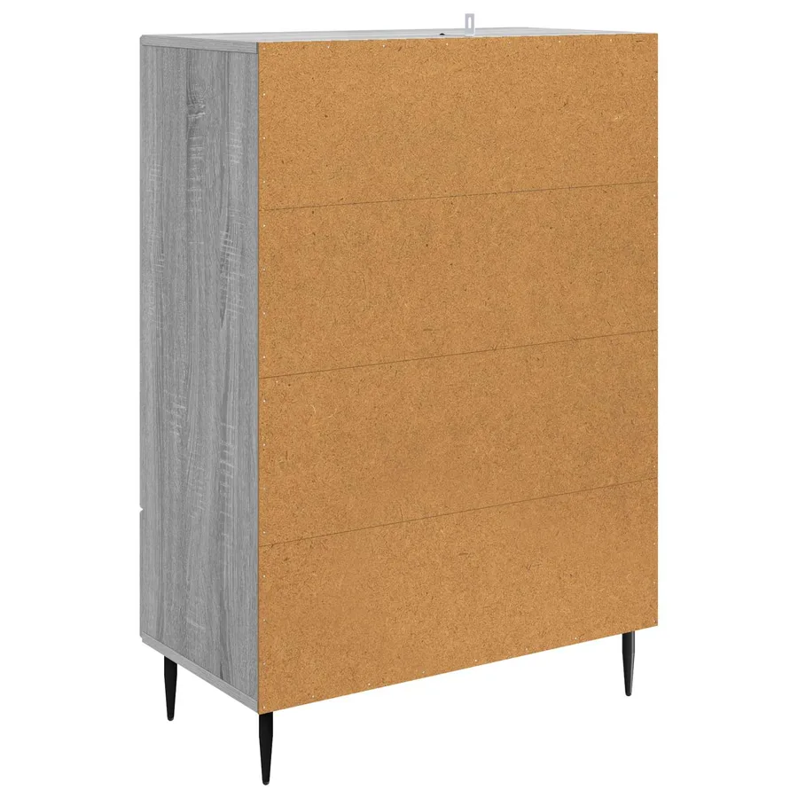 Buffet Sonoma gris 66 x 34,5 x 95 cm Bois d'ingénierie - 7