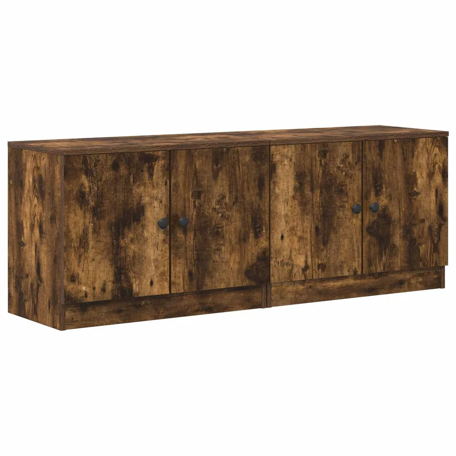 Armoire de rangement pour lit mezzanine 2 pc Chêne fumé - 2