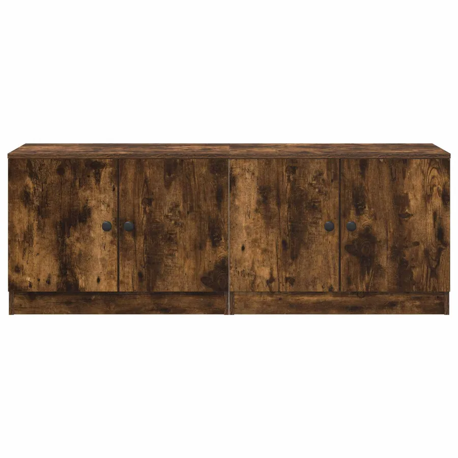 Armoire de rangement pour lit mezzanine 2 pc Chêne fumé - 5