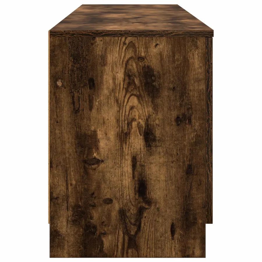 Armoire de rangement pour lit mezzanine 2 pc Chêne fumé - 6