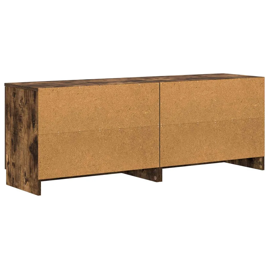 Armoire de rangement pour lit mezzanine 2 pc Chêne fumé - 7