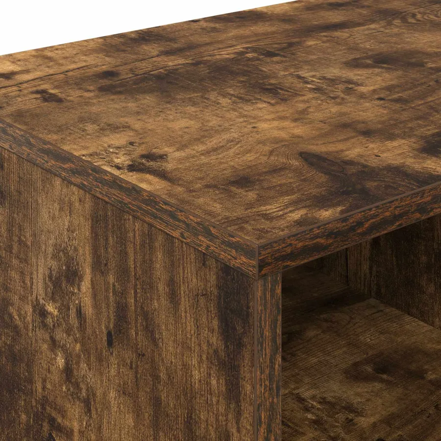 Armoire de rangement pour lit mezzanine 2 pc Chêne fumé - 8