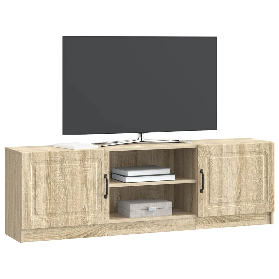 Meuble TV Chêne Sonoma 150 x 31 x 47 cm Bois d'ingénierie - 3