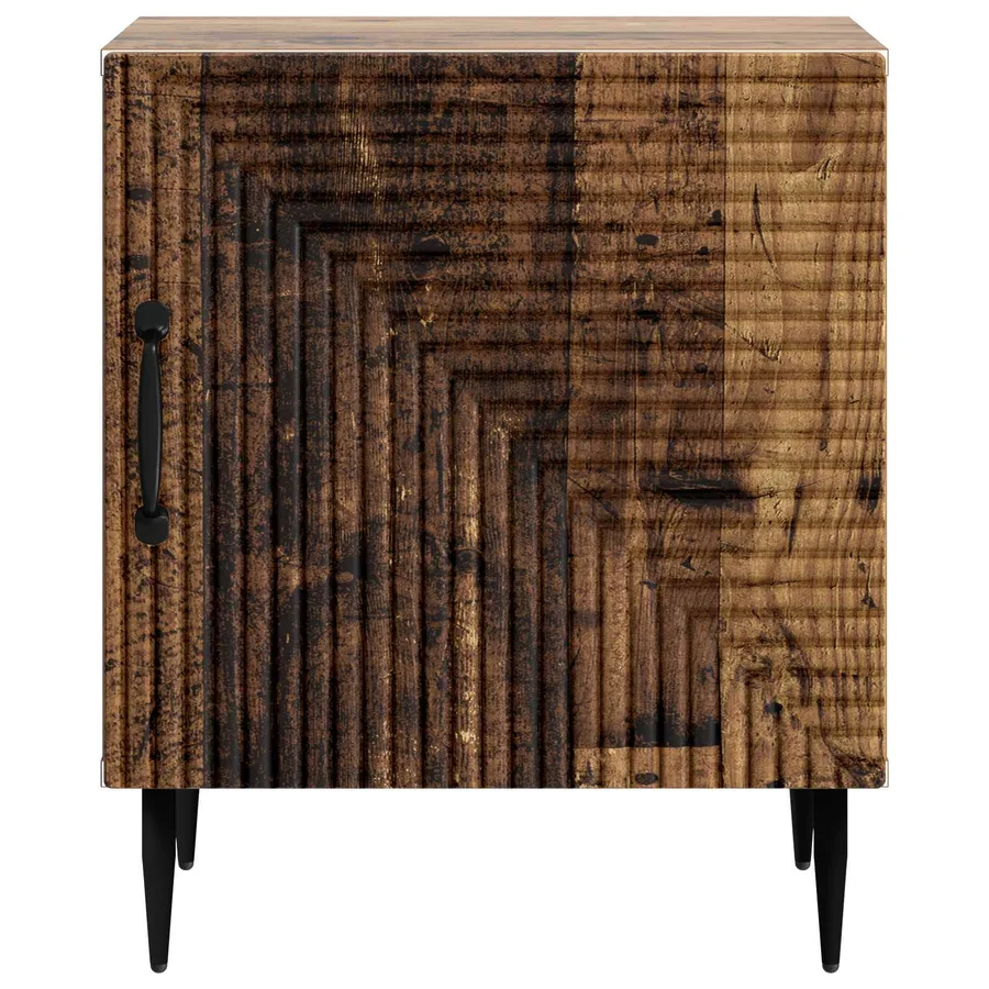 Cabinet de chevet 2 pcs Bois ancien 43 x 34,5 x 50 cm - 7