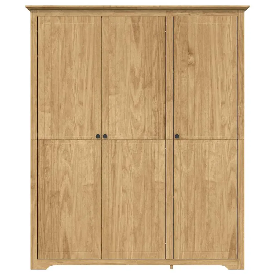 Armoire BODO Marron miel 146 x 53,5 x 173 cm Bois d'ingénierie - 4