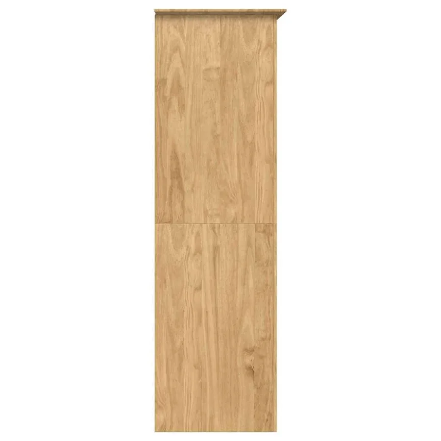 Armoire BODO Marron miel 146 x 53,5 x 173 cm Bois d'ingénierie - 5