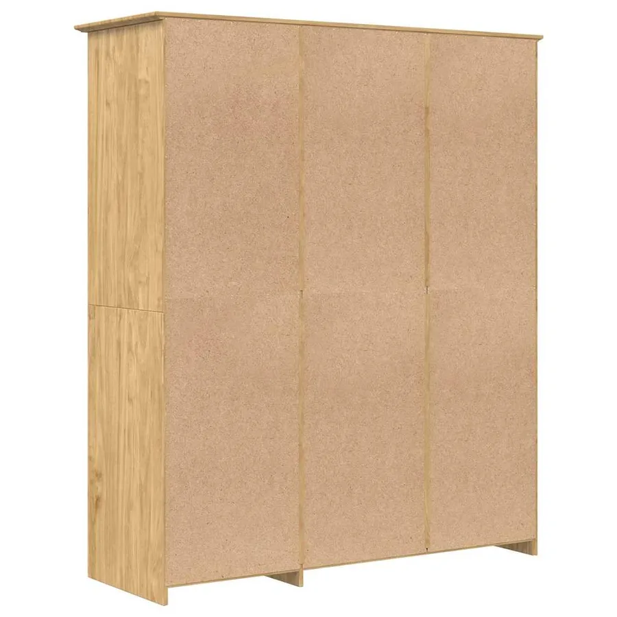 Armoire BODO Marron miel 146 x 53,5 x 173 cm Bois d'ingénierie - 6