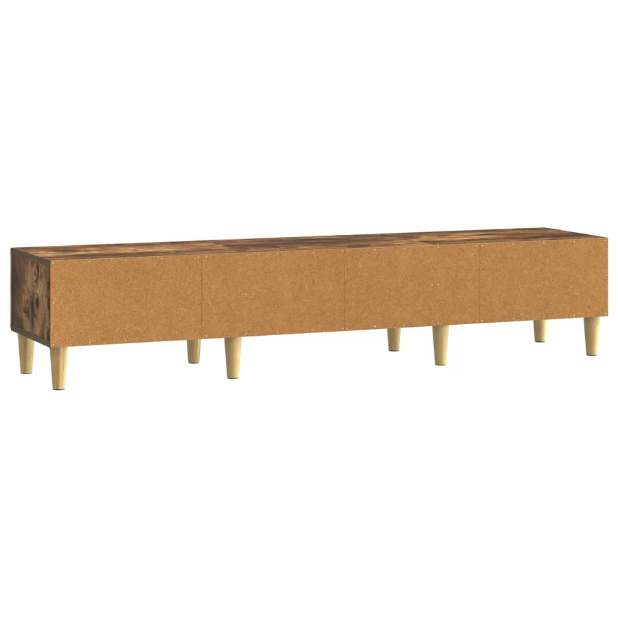 Meuble TV 147 x 34,5 x 30 cm Chêne fumé Bois d'ingénierie - 7