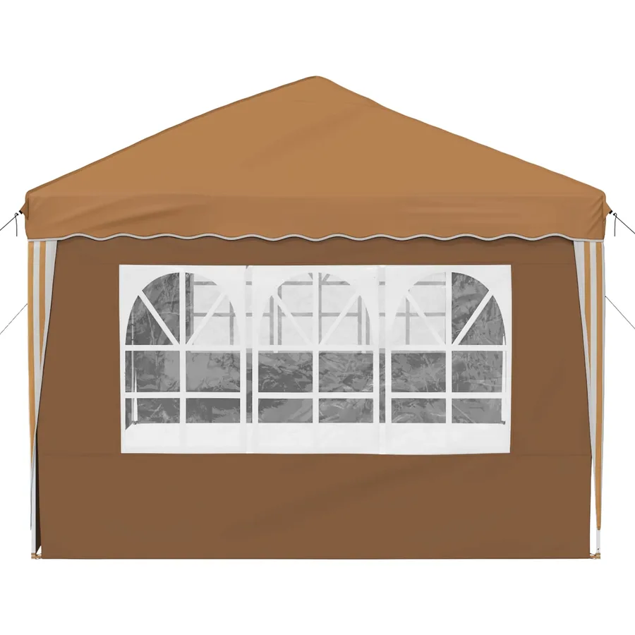 Tente de fête pop-up 575 x 289 x 245 cm Beige - 6
