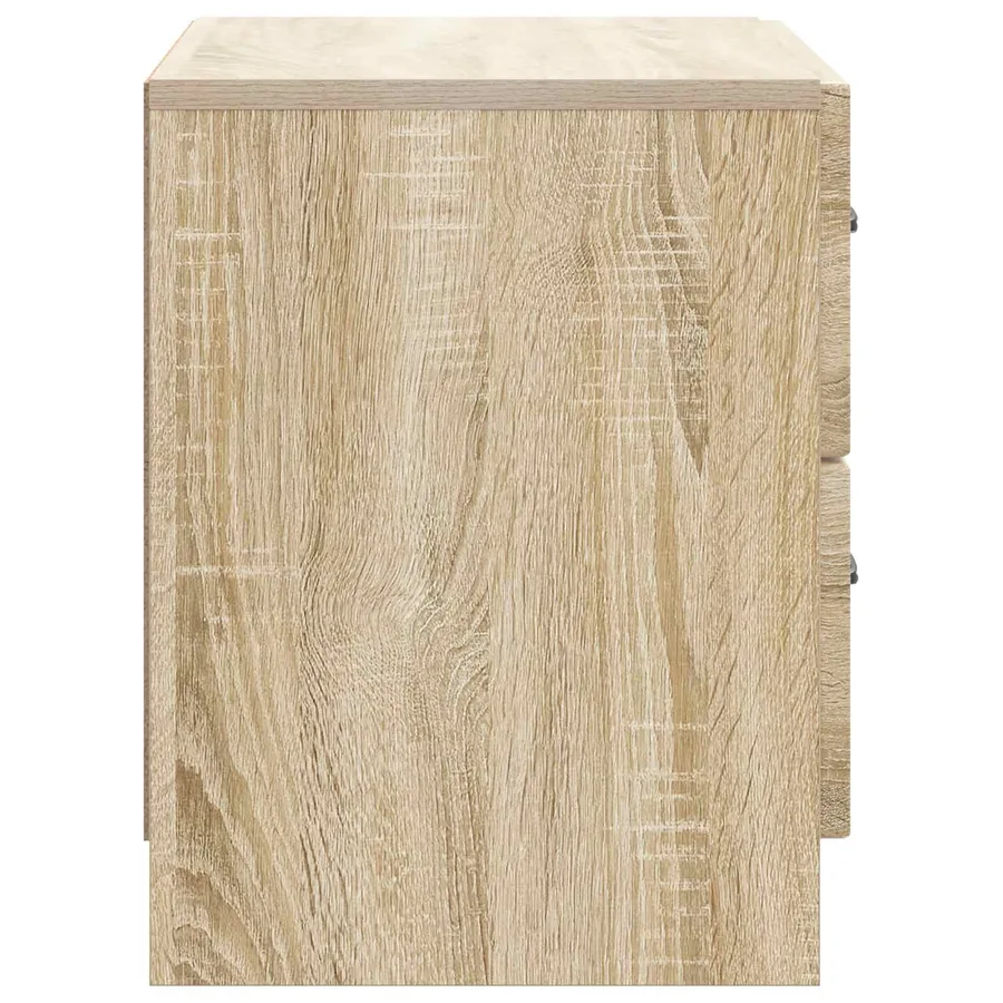 Cabinet de chevet avec tiroir Chêne Sonoma 62 x 34,5 x 44,5 cm - 6