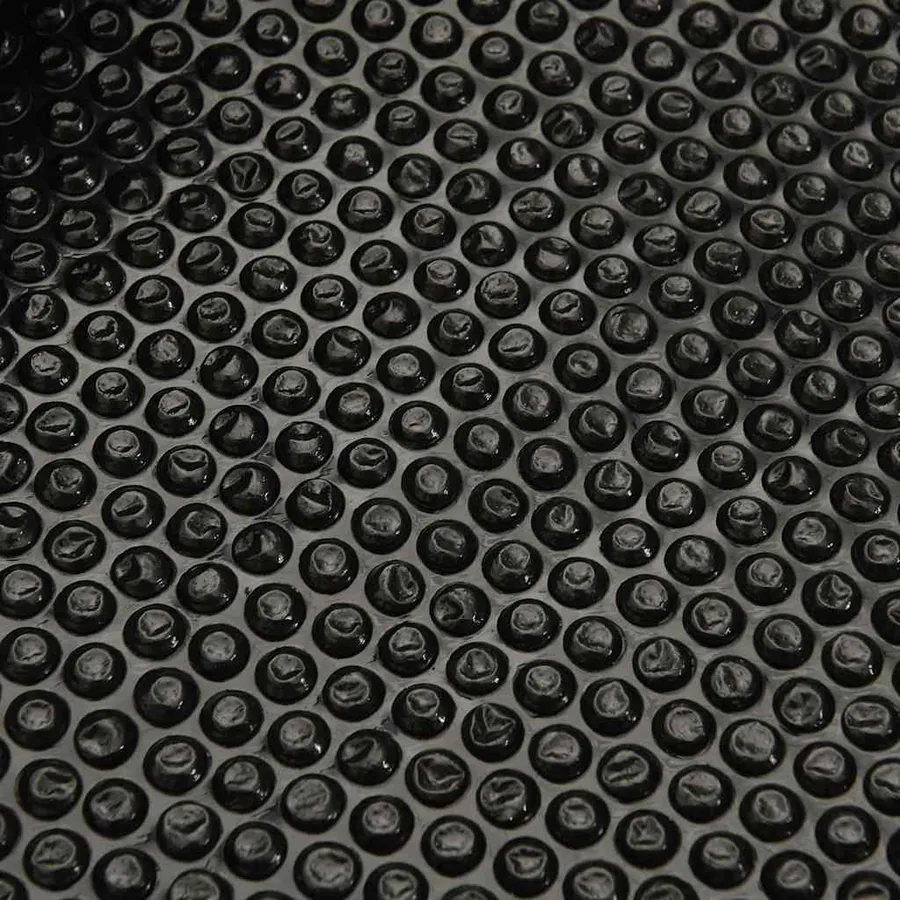 Couverture de piscine Noir 400 x 200 cm PE - 5