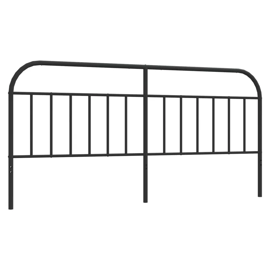 Tête de lit de remplacement métal noir 200 cm - 2