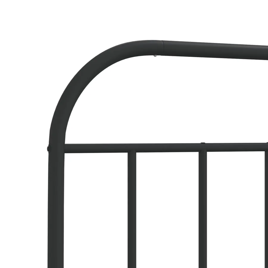 Tête de lit de remplacement métal noir 200 cm - 6