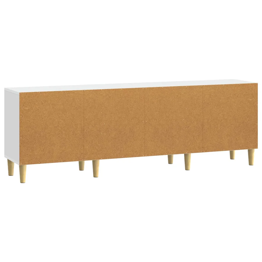 Meuble TV 150 x 31 x 50 cm Blanc Bois d'ingénierie - 7