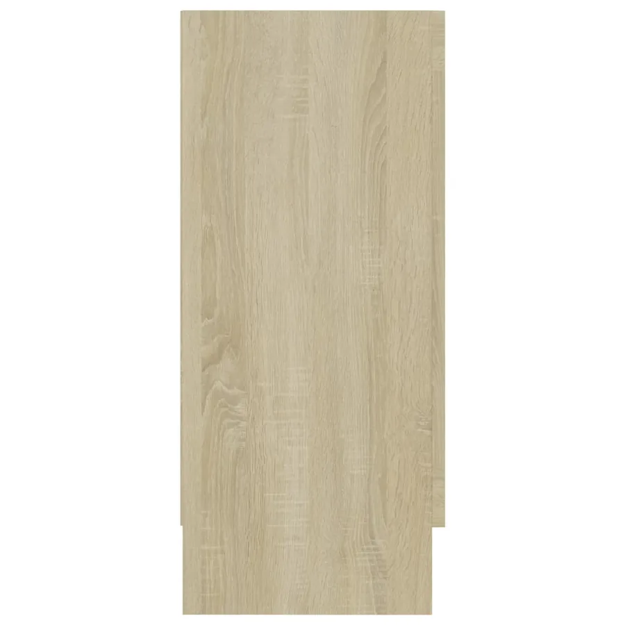 Armoire à vitrine Chêne sonoma 120x30,5x70 cm Bois d'ingénierie - 6