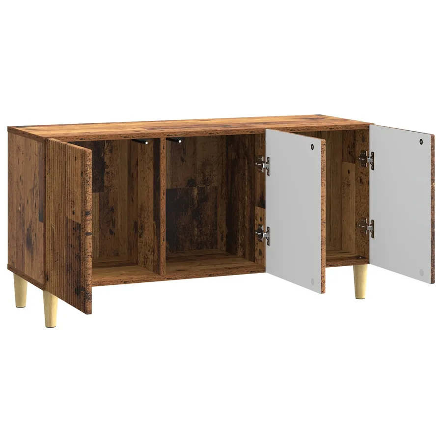 Meuble TV Bois ancien 99 x 34,5 x 50 cm Bois d'ingénierie - 5