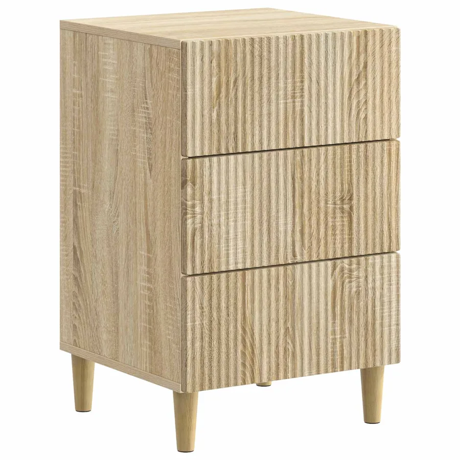 Cabinet de chevet avec tiroir Chêne Sonoma 43 x 41 x 66,5 cm - 2