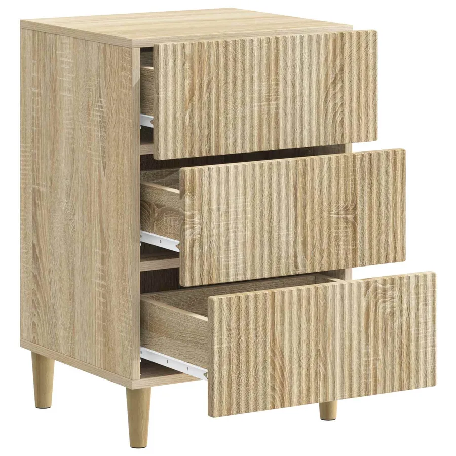 Cabinet de chevet avec tiroir Chêne Sonoma 43 x 41 x 66,5 cm - 4