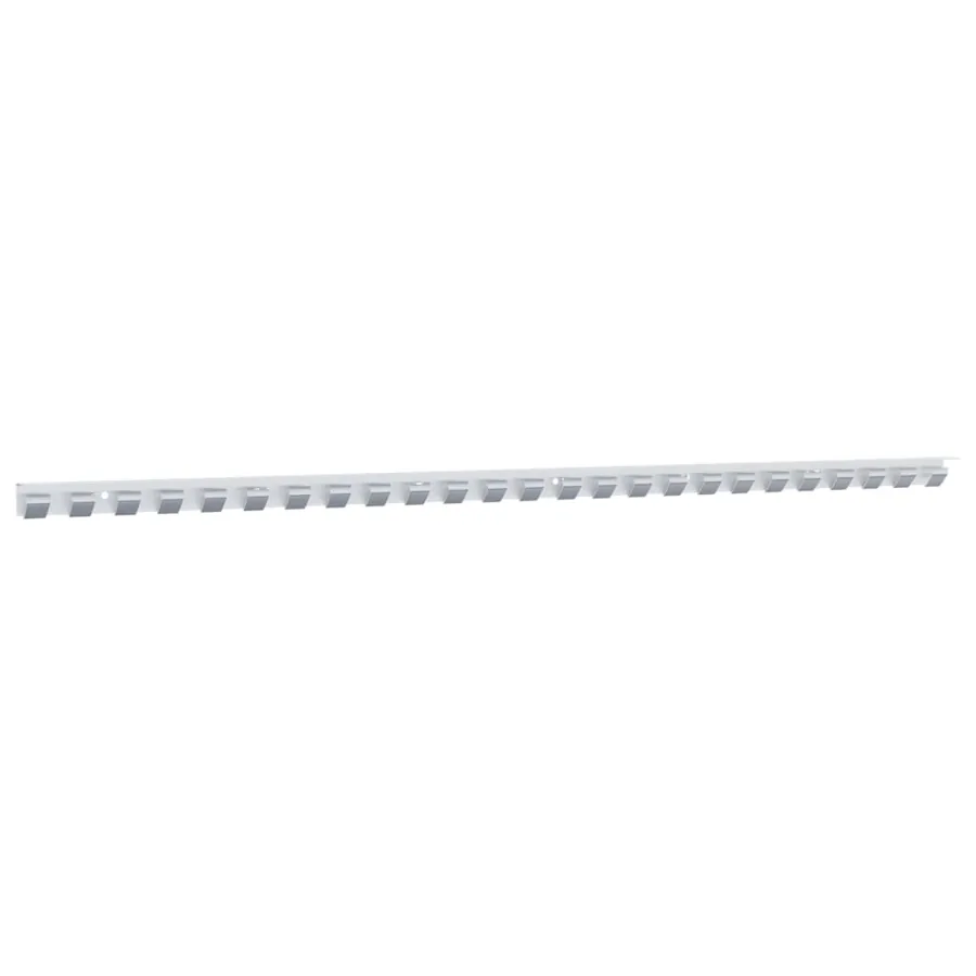 Rail de montage argenté 1 m acier inoxydable - 2