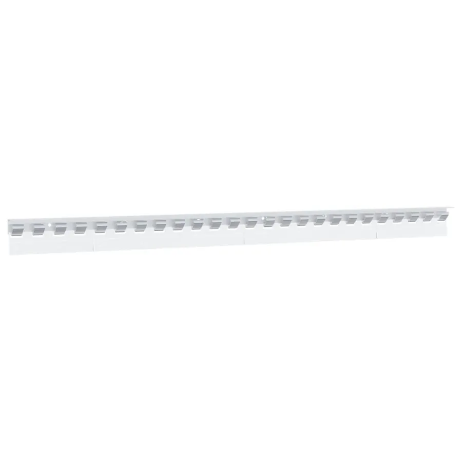 Rail de montage argenté 1 m acier inoxydable - 4