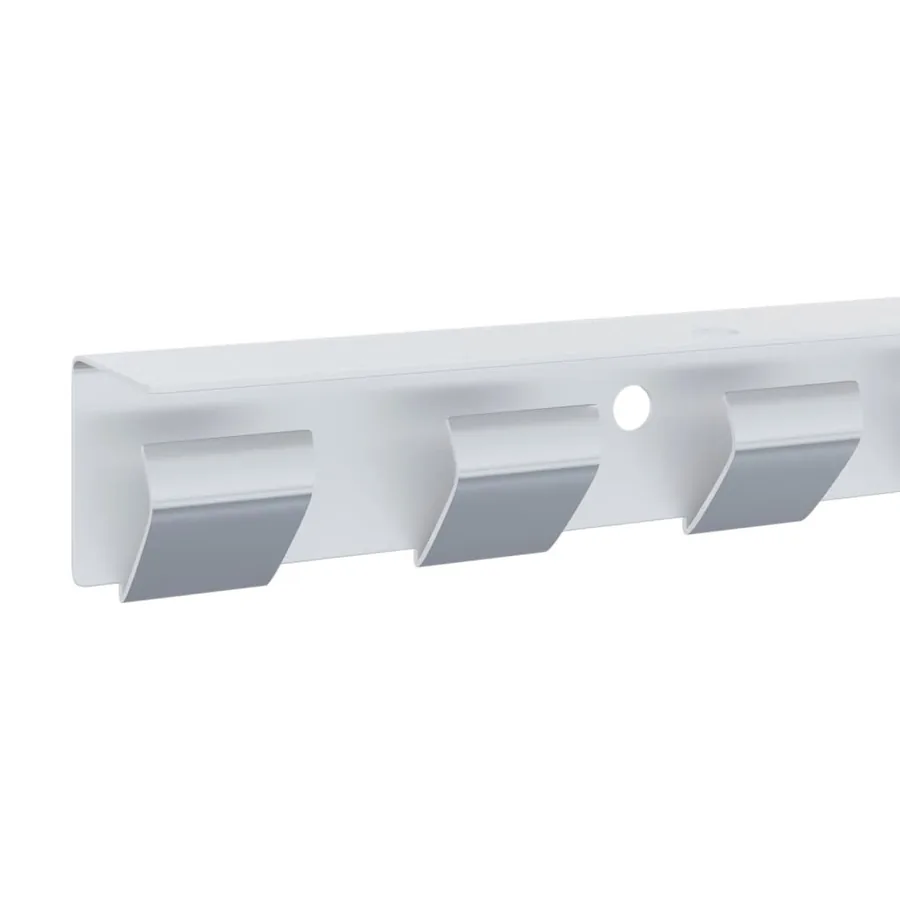 Rail de montage argenté 1 m acier inoxydable - 6