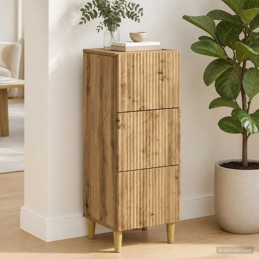 Armoire à tiroirs 33 x 34,5 x 90 cm Bois d'ingénierie
