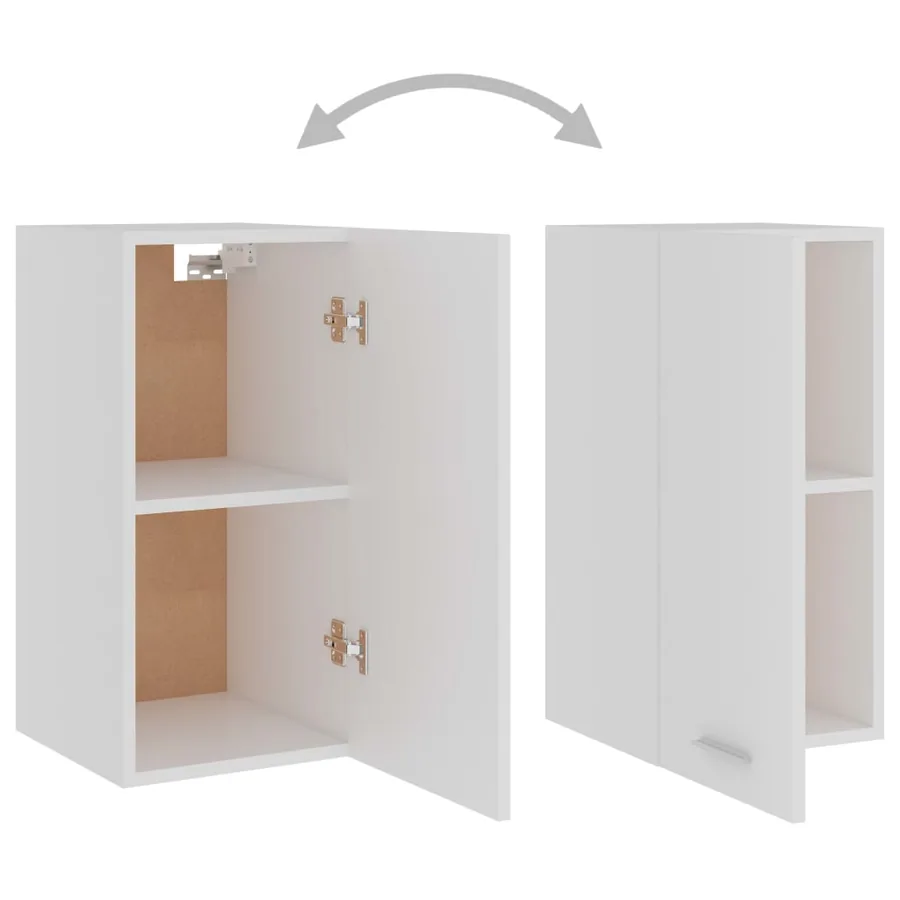 Armoire suspendue "Lyon" Blanc 29,5 x 31 x 60 cm Bois d'ingénierie - 5