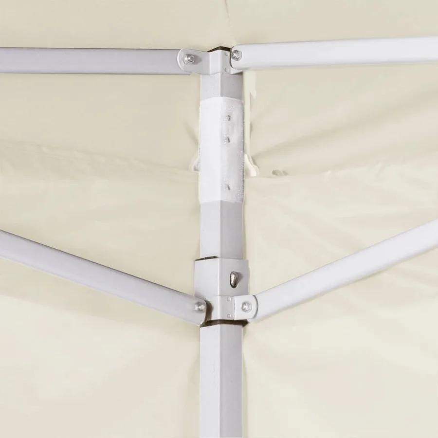 Tente de fête Crème 200 x 200 x 315 cm Tissu Oxford - 4