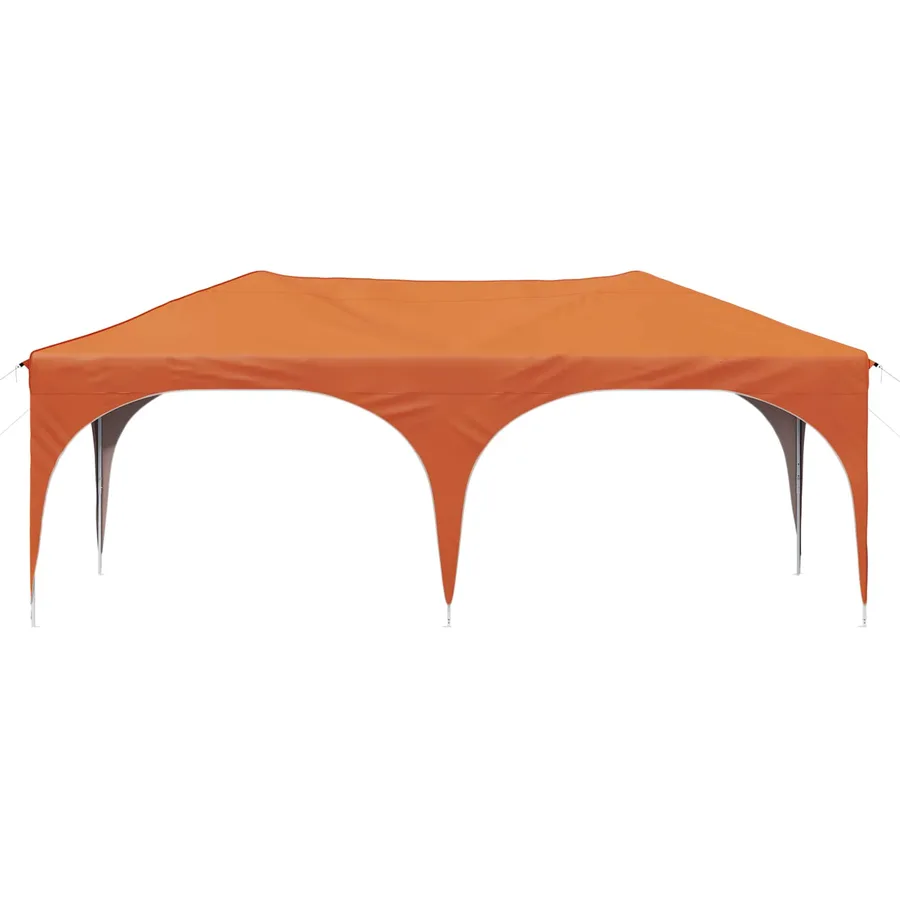 Tente de fête pop-up 575 x 288 x 245 cm Orange Tissu Oxford - 5