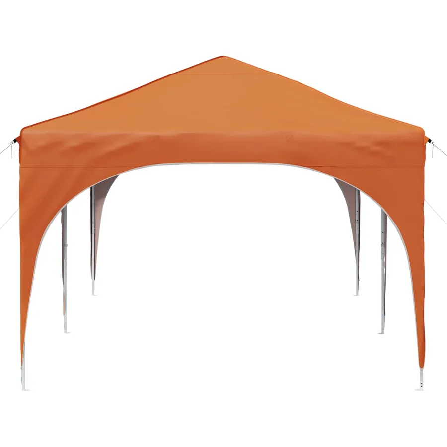 Tente de fête pop-up 575 x 288 x 245 cm Orange Tissu Oxford - 6