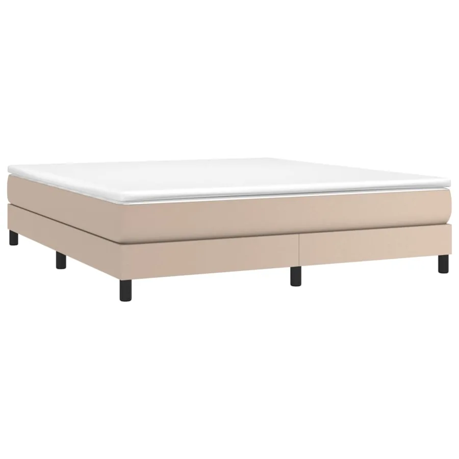 Sommier à lattes de lit avec matelas Cappuccino 180x200 cm - 3