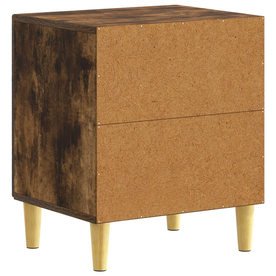 Table de chevet Chêne fumé 43 x 34,5 x 50 cm Bois d'ingénierie - 6