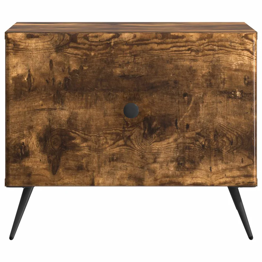 Table basse Chêne fumé 49 x 50 x 40 cm Bois d'ingénierie - 5